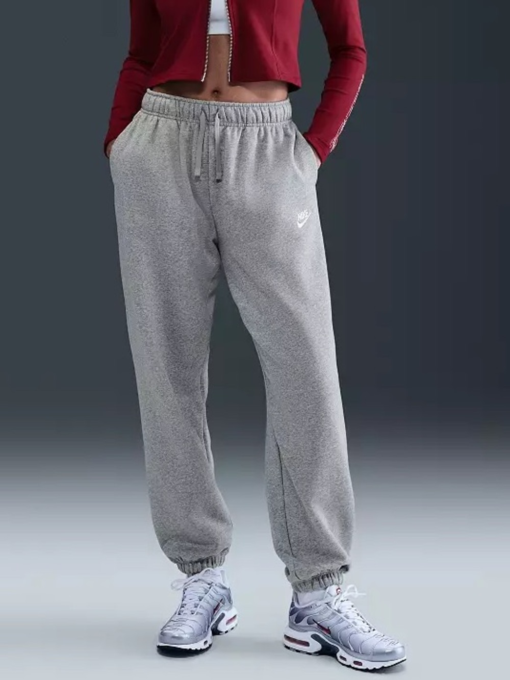 NWT Nike Sportswear Oversized Club Fleece Sweatpants